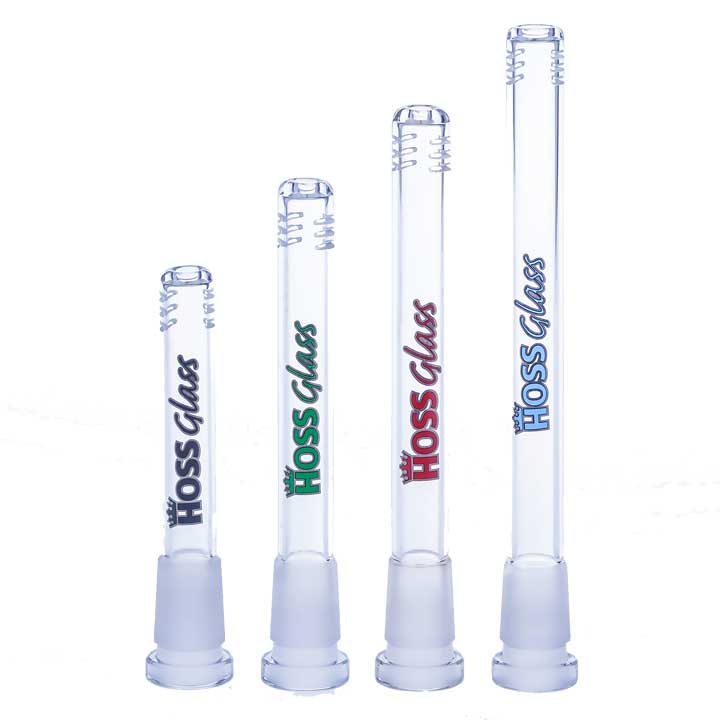 Hoss Glass Downstem Diffuser with Cuts YX10