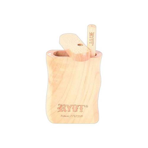 Ryot Small Wood Dugout One-Hitter Box with Magnetic Lid and Poker