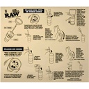 Raw Six Shooter Cone Filler Rolling Machine - 1 1/4 Size - Instructions