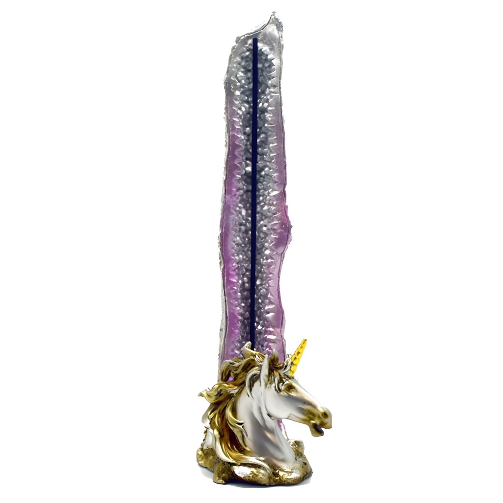 Unicorn with Jewel Incense Holder
