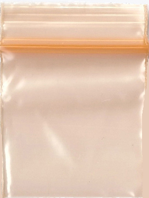 Orange 2x2 Inch Plastic Baggies 1000 pcs.