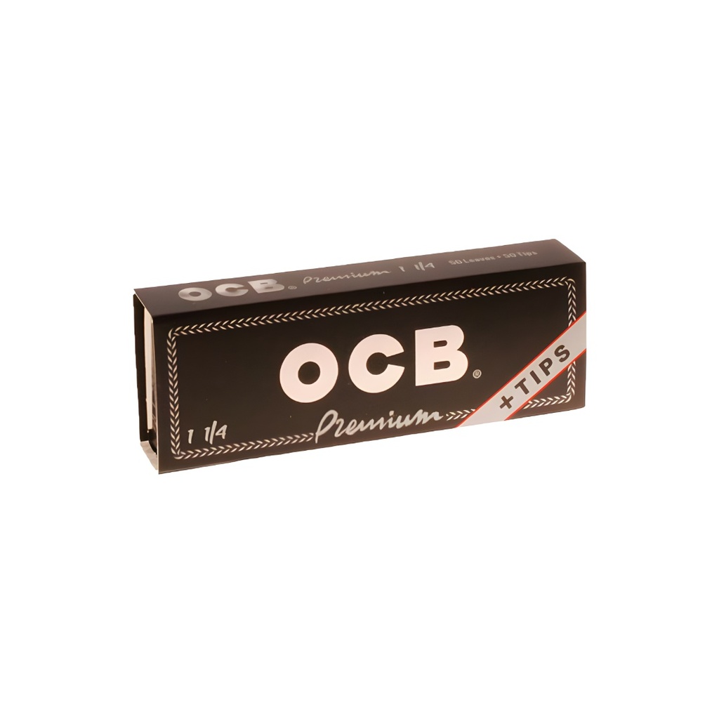 OCB Premium 1 1/4  79mm Rolling Papers + Filters 1 Pack