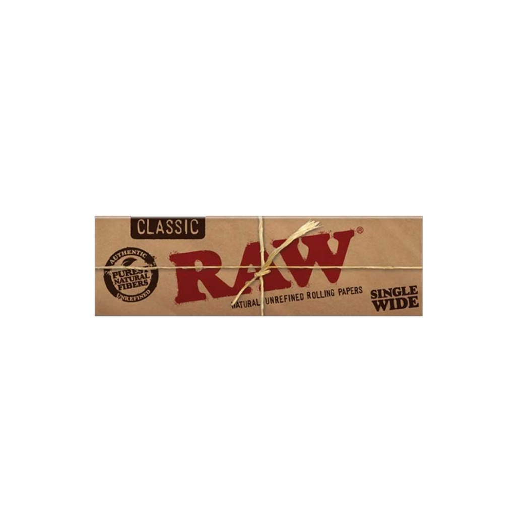 Raw Classic Single Width Single Window 70mm Rolling Paper