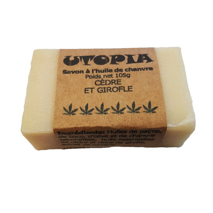 Utopia's Cedar and Clove Hemp Soap Bar