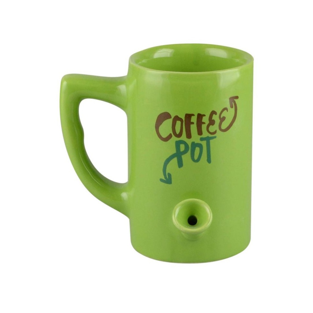 Wake & Bake 8oz Ceramic Pipe Mug - Coffee Pot