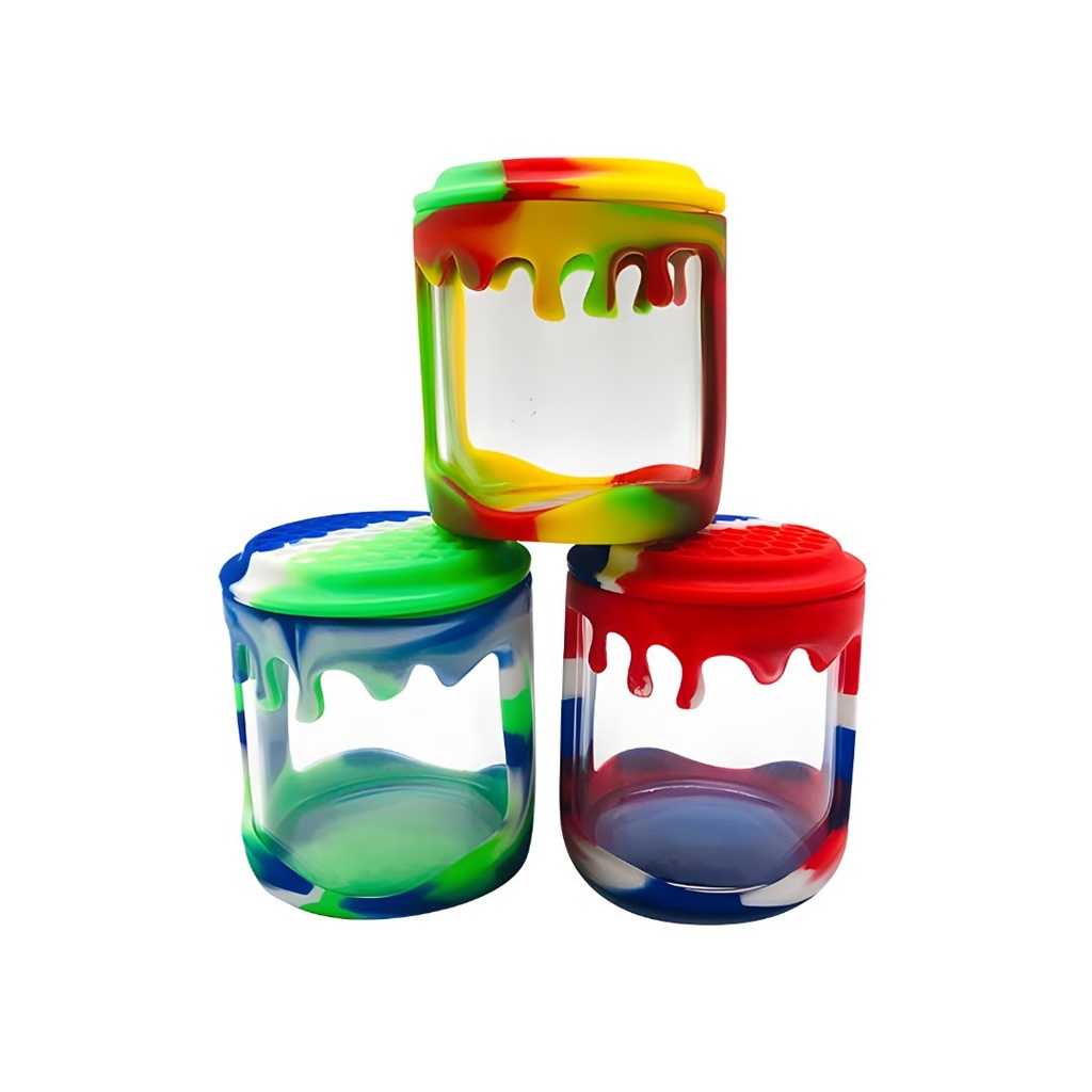 Silicone and Glass Container - 120ml