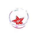 Plat de concentré Hoss Glass avec logo étoile YX36-A