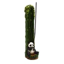 Panda with Bamboo Incense Holder