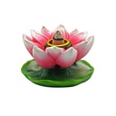 Small Backflow Incense Holder -- Lotus Flower
