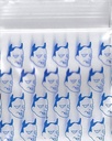 Sacs en plastique Blue Devil de 1,25x1,25 pouces, 100 pièces.