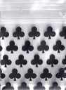 Sacs en plastique de 1,25x1,25 pouces pour clubs, 1000 pièces.
