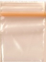 Orange 2x2 Inch Plastic Baggies 100 pcs.