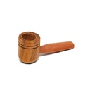Mini pipe à main en bois arrondi