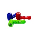 Silicone Pipe with Glass Bowl and Glass Tube