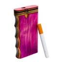 Dugout de couleur mélangée avec un fumeur en métal