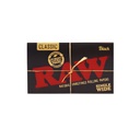 Raw Black Single Wide Double Window 70mm Rolling Papers