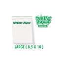 Smelly Proof Large 3 mil Clear Bags 8.5 x 10 Inch