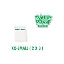 Sacs transparents Smelly Proof XXSmall de 3 mil, 2 x 3 pouces.