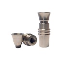Titanium Domeless Male Nail 14mm and 19mm Fit on Female Joint
