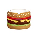 Trendy Cheeseburger Ceramic Ashtray - Novelty 420 Themed Gift