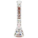 18 Inch 9mm Shapes Beaker Bong with Thick Base from Castle Glass