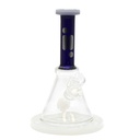 10 Inch Infyniti Mini Beaker Style Glass Bong with Fixed Showerhead Perc and Large Base