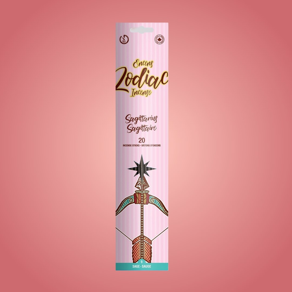 Zodiac Incense by Jabou - Pack of 20 Incense Sticks