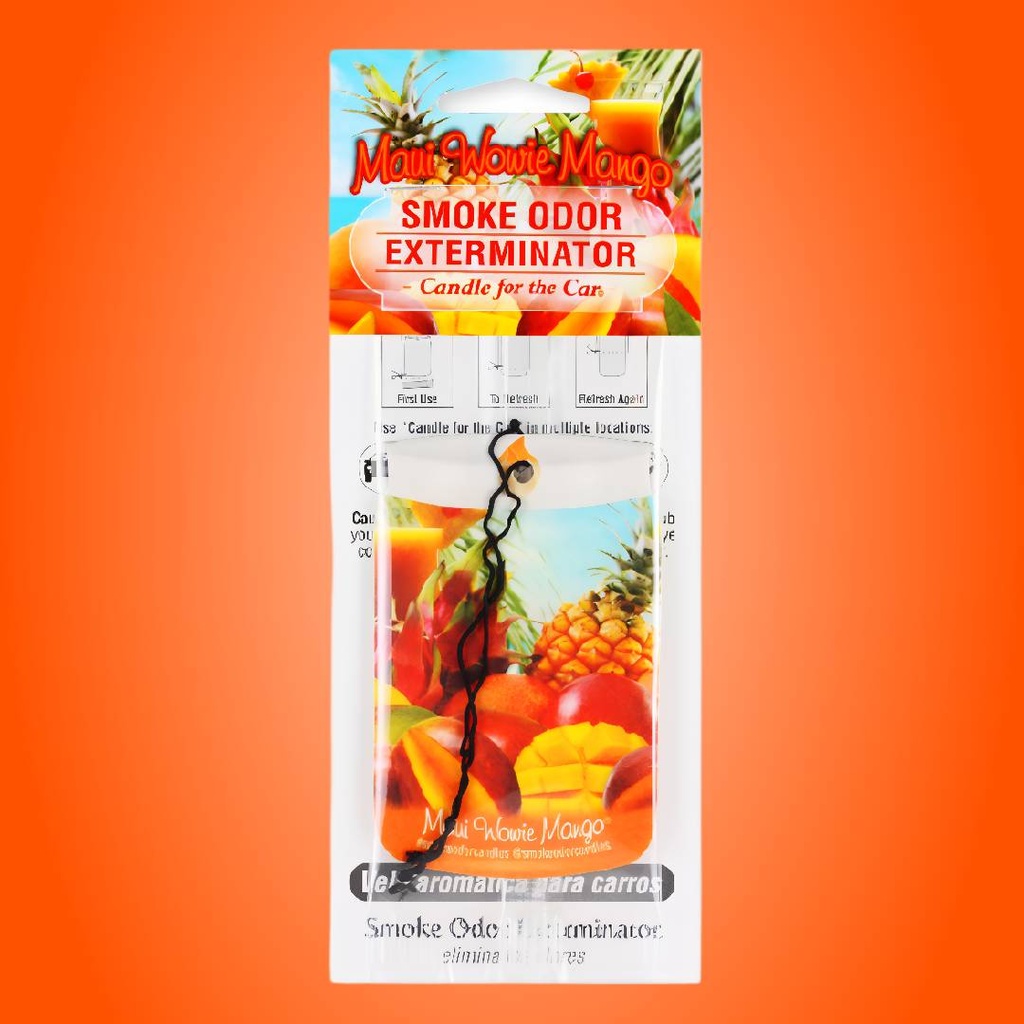 Maui Wowie Mango Smoke Odor Exterminator Car Freshener