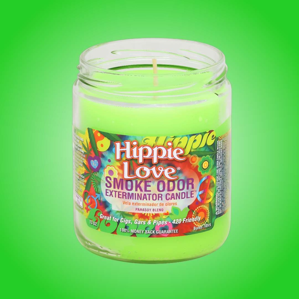 Hippie Love - Smoke Odor Exterminator Candle - 13 oz