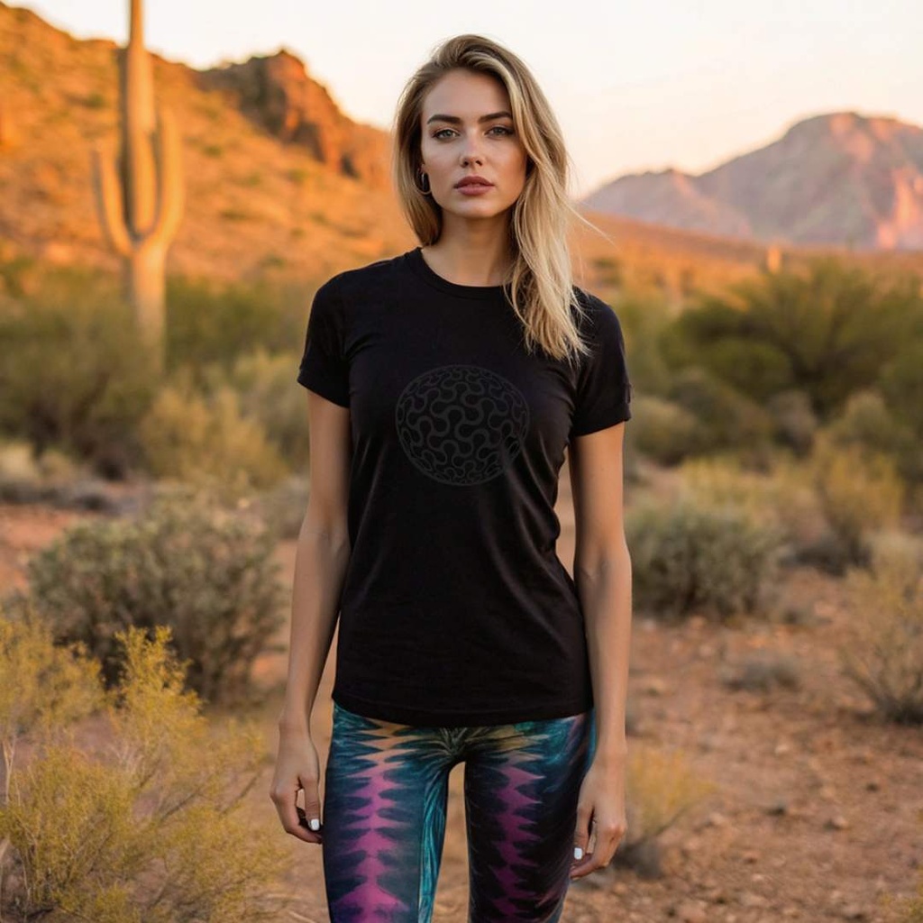 Liquid Meridians Organic Cotton T-Shirt by Sanctum Fashion