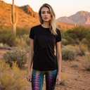 Liquid Meridians Organic Cotton T-Shirt by Sanctum Fashion