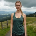 Women Bamboo and Organic Cotton Relaxed Fit Tank Top from Sanctum Fashion