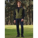 Men's Hemp 2 Tone Zip Hoodie with Pockets by Eco-Essentials