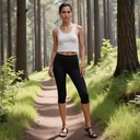 Women Organic Bamboo Fitted Stretch Tank Top from Sanctum Fashion