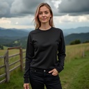 Warm and Cozy Unisex Crewneck Sweatshirt made in Organic Cotton from Sanctum Fashion