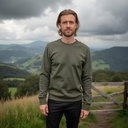Warm and Cozy Unisex Crewneck Sweatshirt made in Organic Cotton from Sanctum Fashion