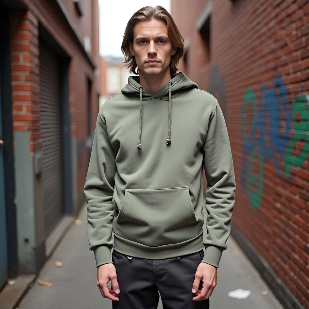 Warm Organic Cotton Pullover Hoodie Long Sleeve Sweatshirt from Sanctum Fashion