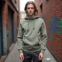 Warm Organic Cotton Pullover Hoodie Long Sleeve Sweatshirt from Sanctum Fashion