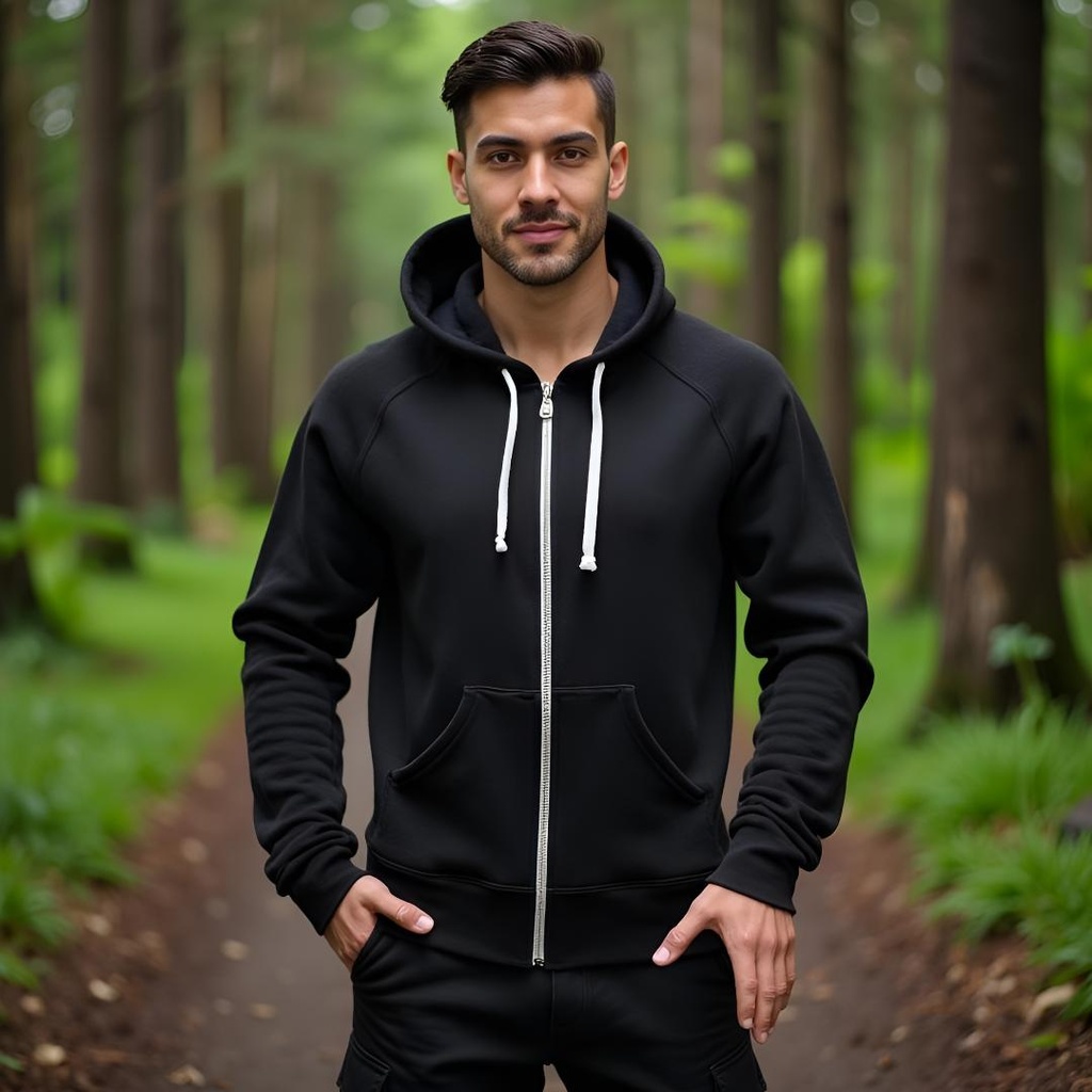 Ultra Soft and Comfy Organic Bamboo Unisex Full Zip Hoodie Sweatshirt From Sanctum Fashion