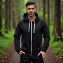 Ultra Soft and Comfy Organic Bamboo Unisex Full Zip Hoodie Sweatshirt From Sanctum Fashion