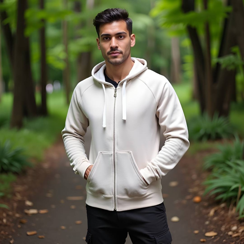 Ultra Soft and Comfy Organic Bamboo Unisex Full Zip Hoodie Sweatshirt From Sanctum Fashion