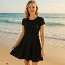 Women's Bamboo Swing Dress -- Eco-Essentials