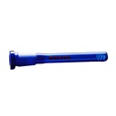 Hoss Glass Full Color Diffuser Downstem with Cuts YX10-C  -BLUE