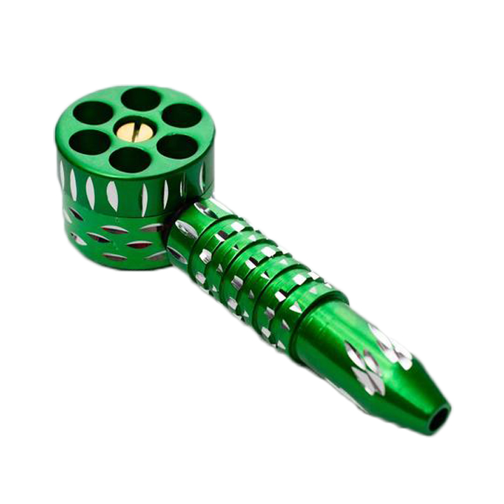 Six Shooter Revolver Metal Pipe