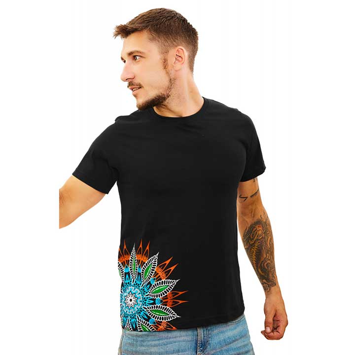 GARUDA UV Glow Psychedelic Men's T-Shirt