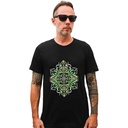 MUKUT MANDALA UV + Glow in Dark Psychedelic Men's T-Shirt