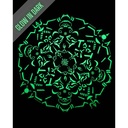 MUKUT MANDALA UV + Glow in Dark Psychedelic Men's T-Shirt