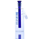 6.5 Inch Ashcatcher with Removable 4 slit  from Castle Glass