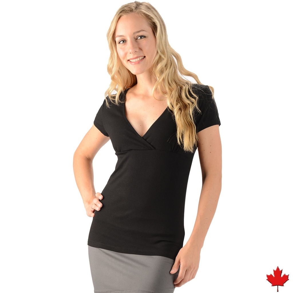 Women's Bamboo Crossover Top -- Eco-Essentials