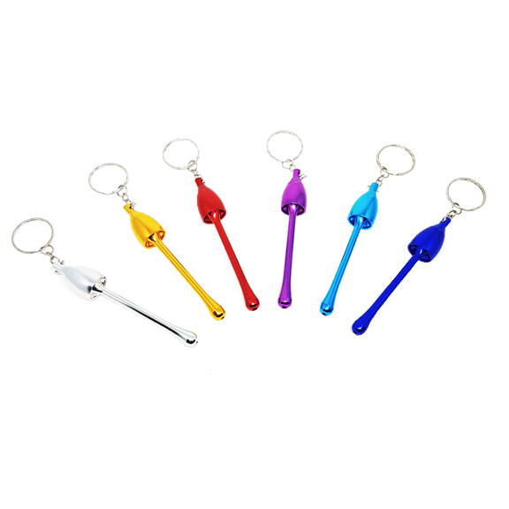 Mushroom Keychain Anodized Hand Pipe